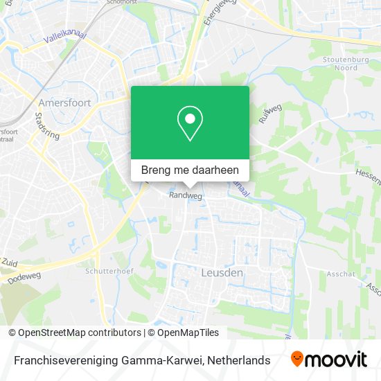 Franchisevereniging Gamma-Karwei kaart