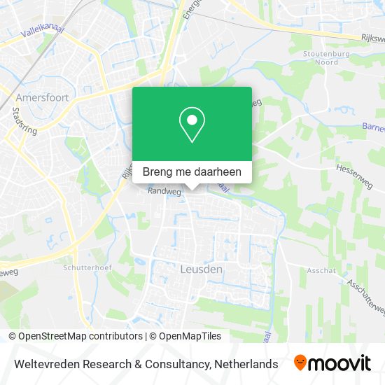 Weltevreden Research & Consultancy kaart