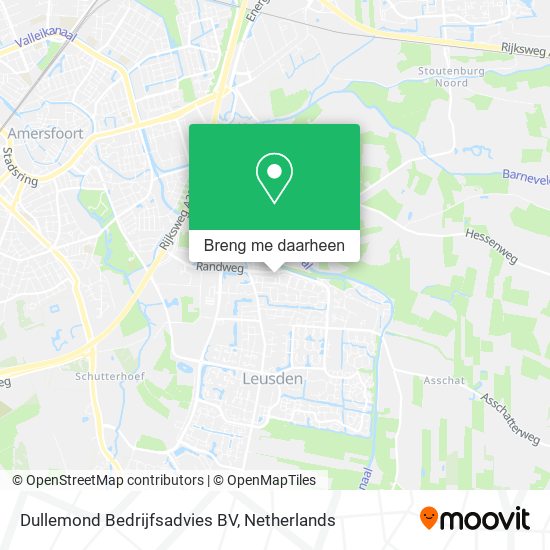 Dullemond Bedrijfsadvies BV kaart