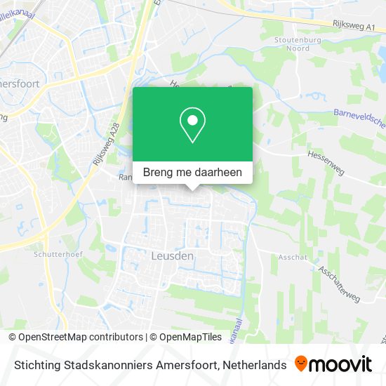 Stichting Stadskanonniers Amersfoort kaart