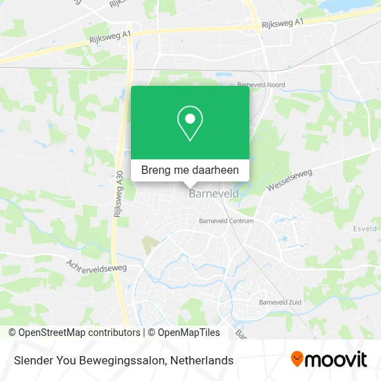 Slender You Bewegingssalon kaart