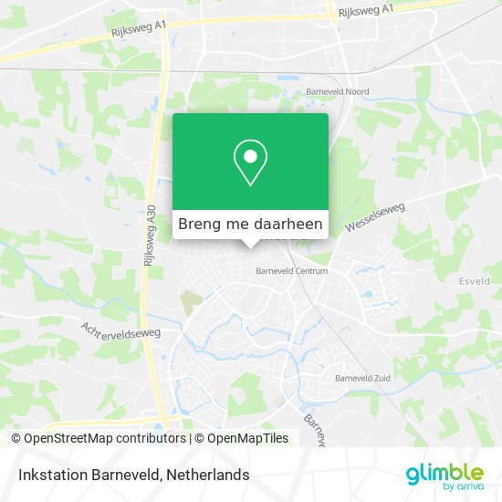 Inkstation Barneveld kaart