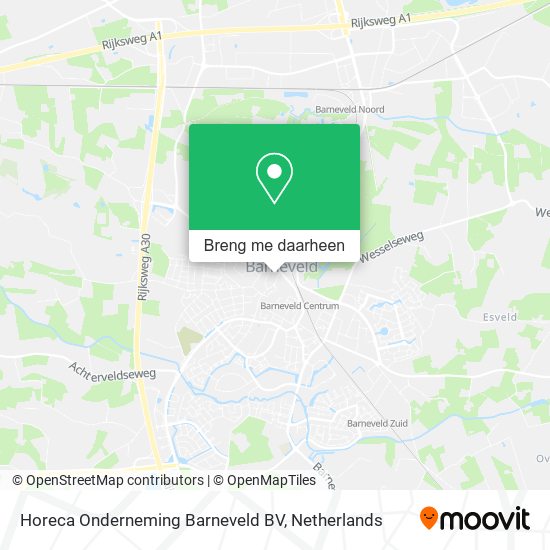 Horeca Onderneming Barneveld BV kaart