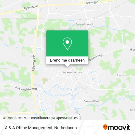 A & A Office Management kaart