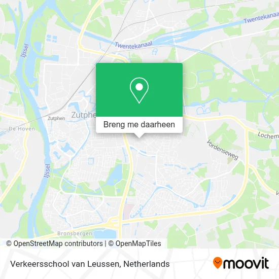 Verkeersschool van Leussen kaart