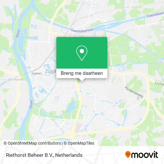 Riethorst Beheer B.V. kaart