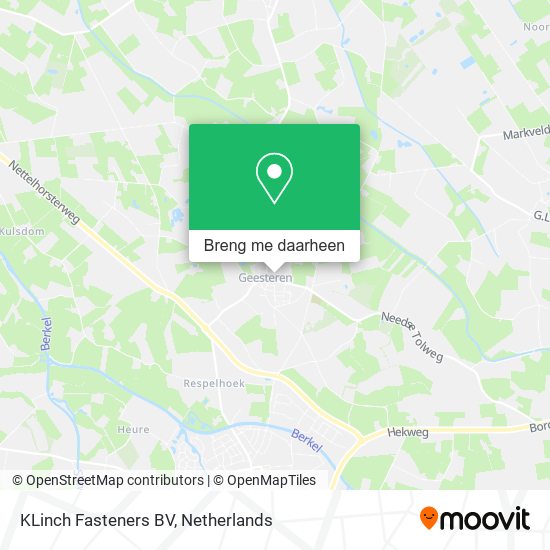 KLinch Fasteners BV kaart