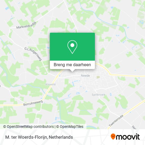 M. ter Woerds-Florijn kaart