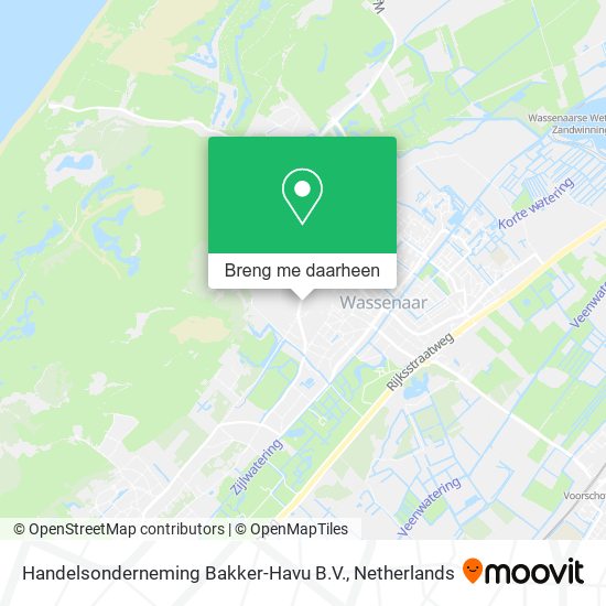 Handelsonderneming Bakker-Havu B.V. kaart