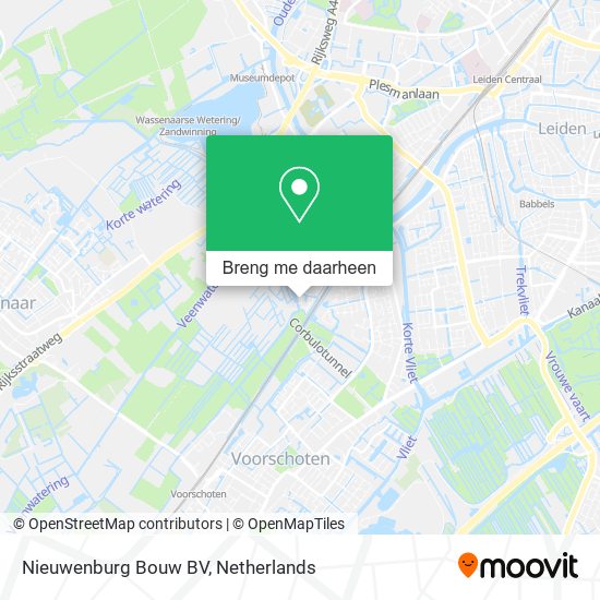 Nieuwenburg Bouw BV kaart