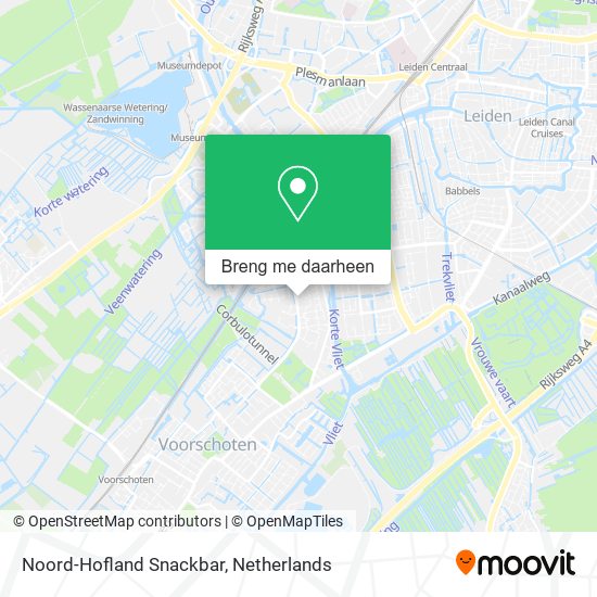 Noord-Hofland Snackbar kaart