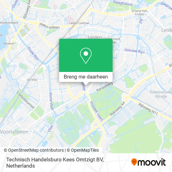 Technisch Handelsburo Kees Omtzigt BV kaart