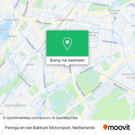 Peringa en van Bakkum Motorsport kaart