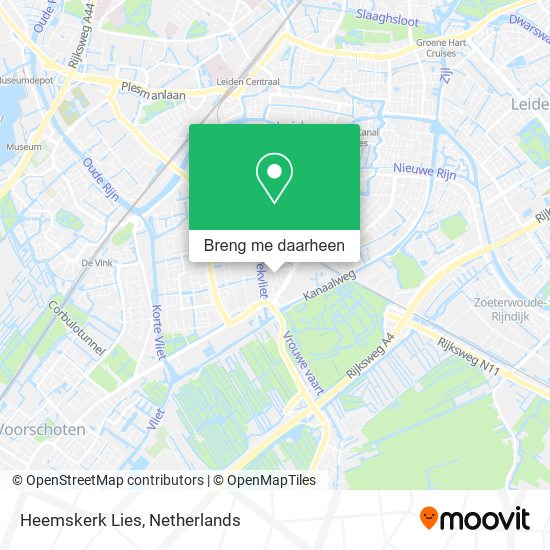 Heemskerk Lies kaart