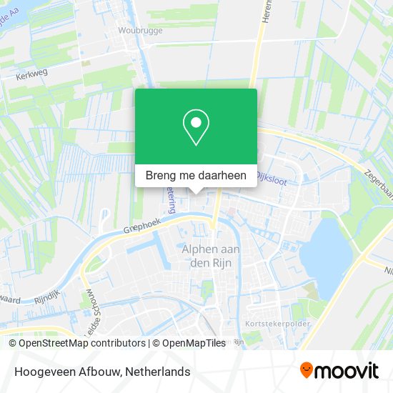 Hoogeveen Afbouw kaart