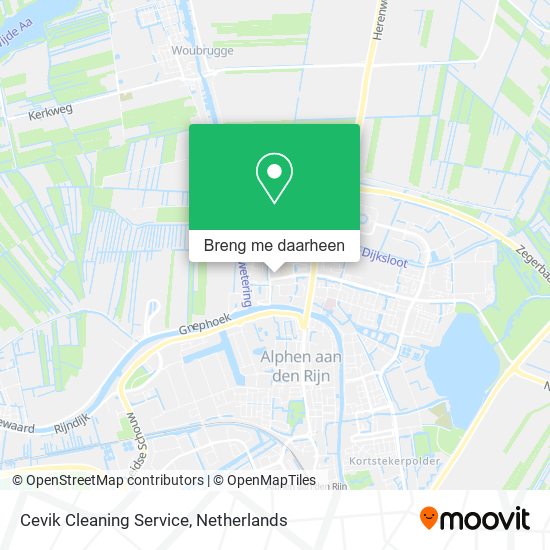 Cevik Cleaning Service kaart
