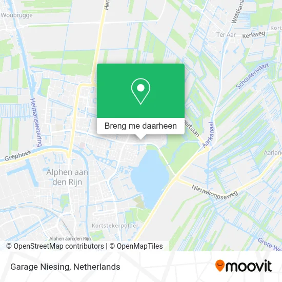 Garage Niesing kaart