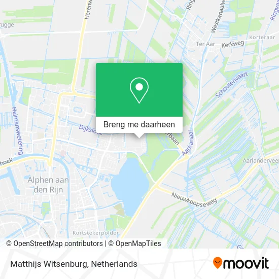 Matthijs Witsenburg kaart