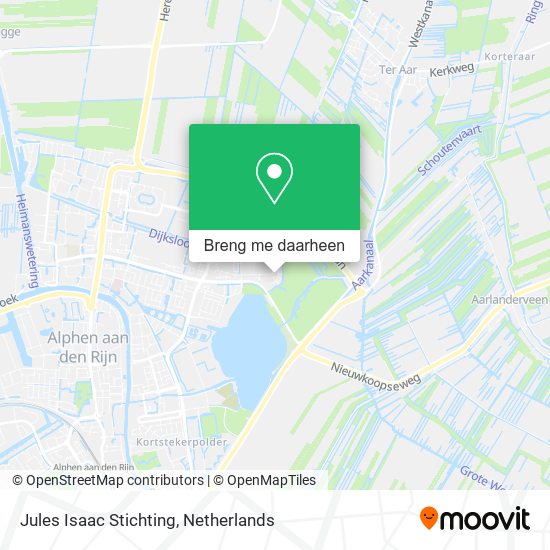 Jules Isaac Stichting kaart