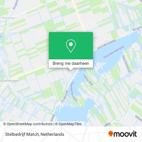 Stelbedrijf Match kaart