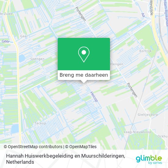 Hannah Huiswerkbegeleiding en Muurschilderingen kaart