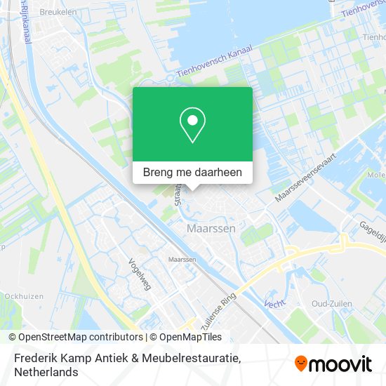 Frederik Kamp Antiek & Meubelrestauratie kaart