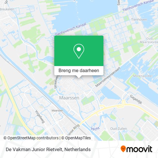 De Vakman Junior Rietvelt kaart
