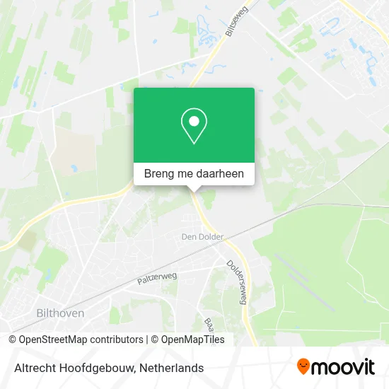 Altrecht Hoofdgebouw kaart
