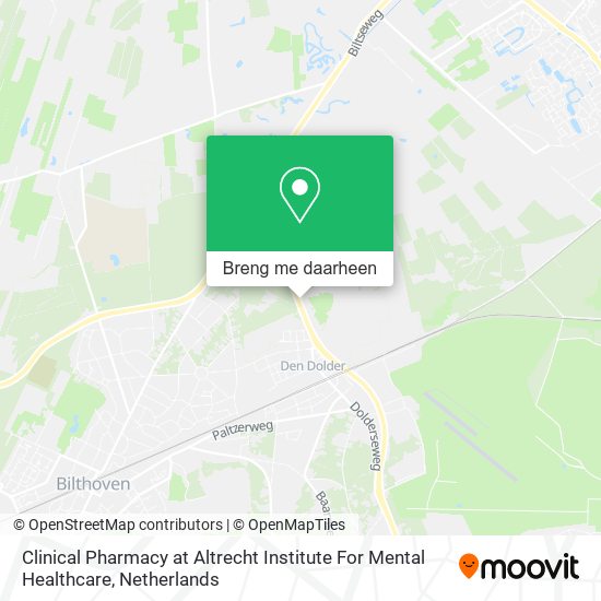 Clinical Pharmacy at Altrecht Institute For Mental Healthcare kaart