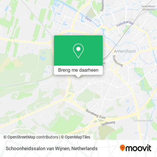 Schoonheidssalon van Wijnen kaart