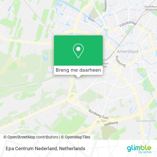 Epa Centrum Nederland kaart