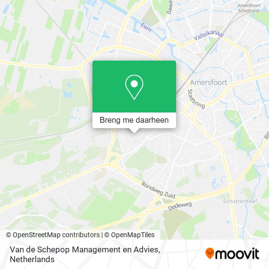 Van de Schepop Management en Advies kaart