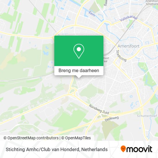 Stichting Amhc / Club van Honderd kaart