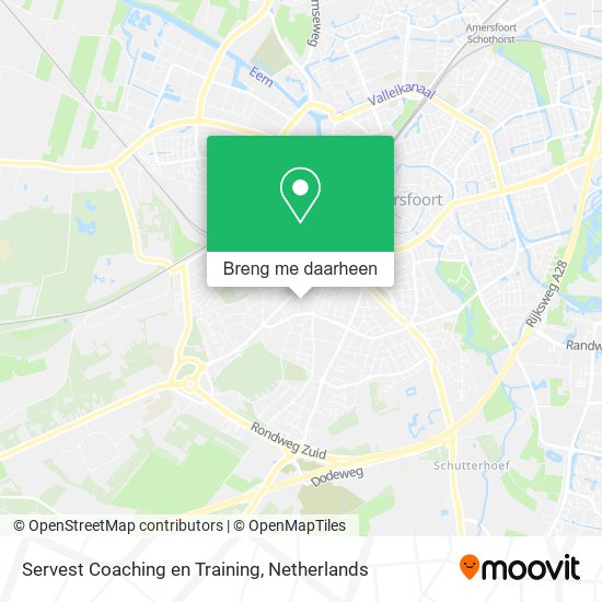 Servest Coaching en Training kaart