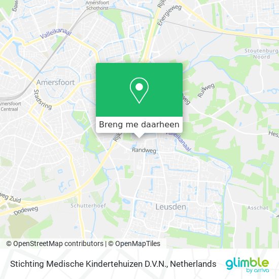 Stichting Medische Kindertehuizen D.V.N. kaart