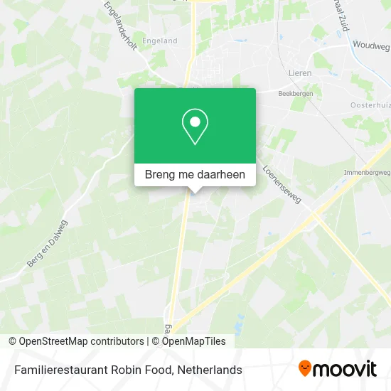 Familierestaurant Robin Food kaart