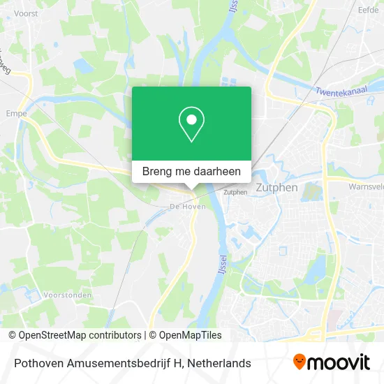 Pothoven Amusementsbedrijf H kaart