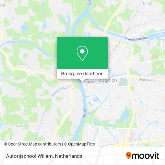 Autorijschool Willem kaart