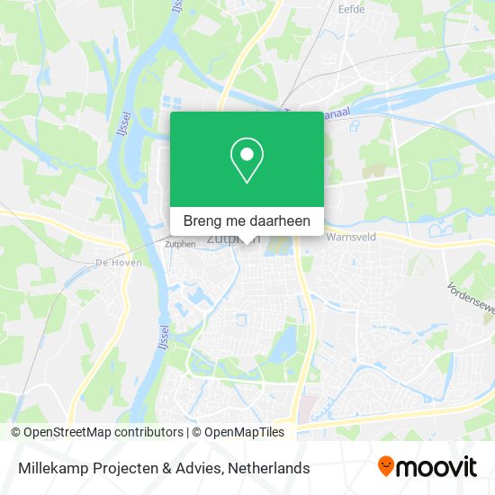 Millekamp Projecten & Advies kaart