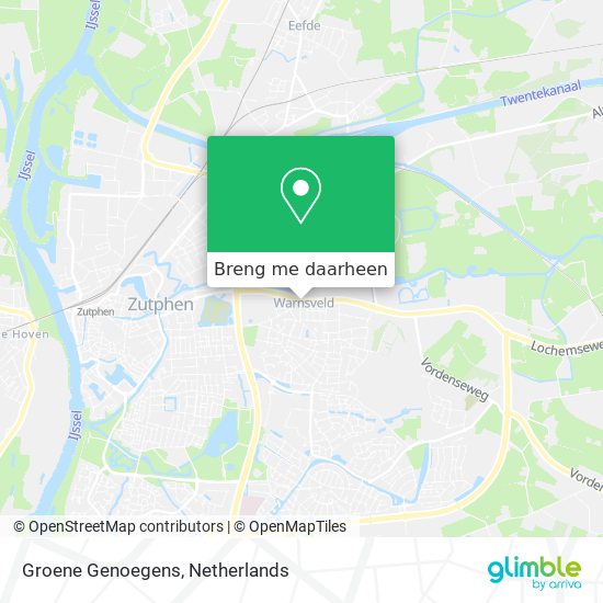 Groene Genoegens kaart