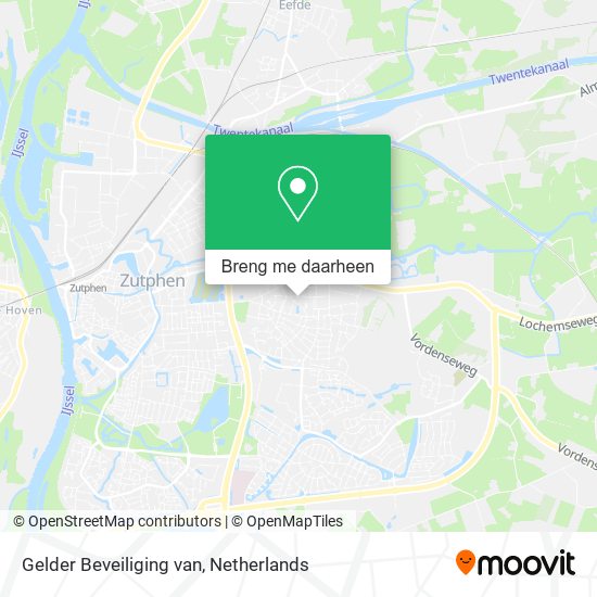 Gelder Beveiliging van kaart