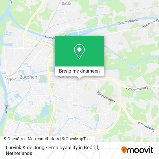 Lurvink & de Jong - Employability in Bedrijf kaart