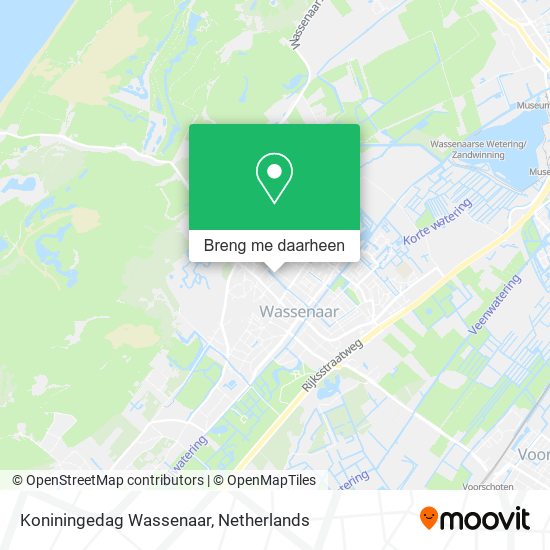 Koniningedag Wassenaar kaart