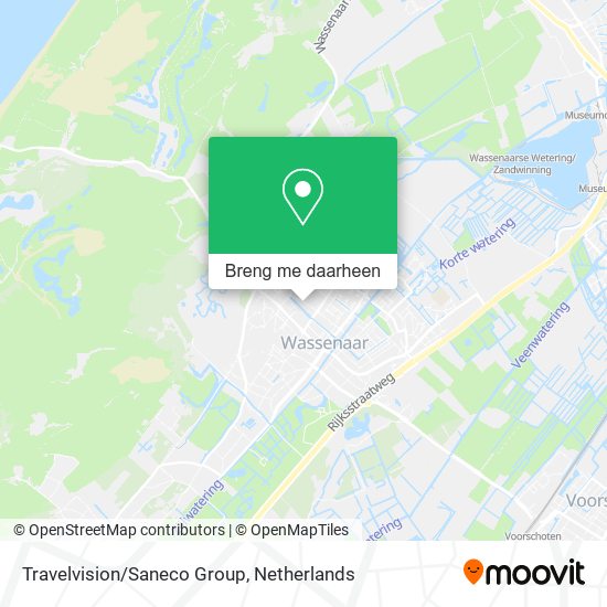 Travelvision/Saneco Group kaart