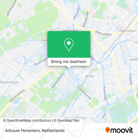 Arbouw Hoveniers kaart