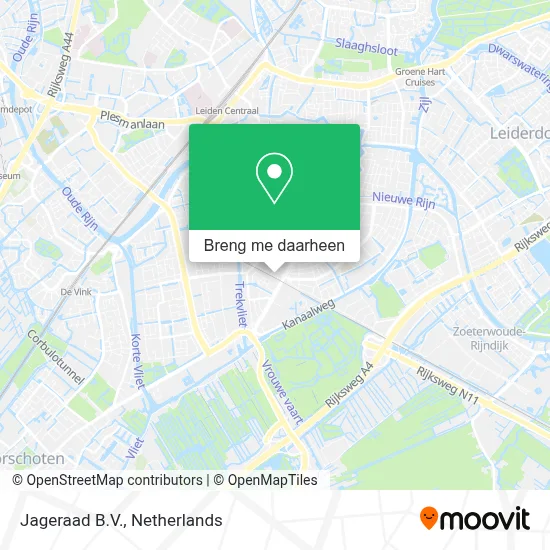 Jageraad B.V. kaart