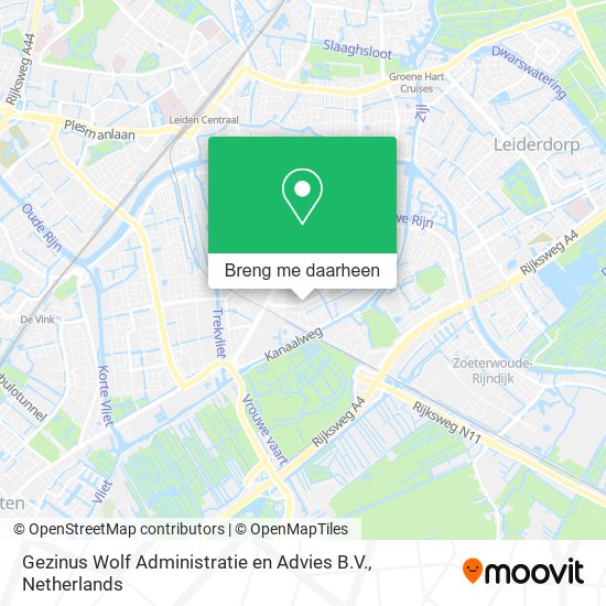 Gezinus Wolf Administratie en Advies B.V. kaart