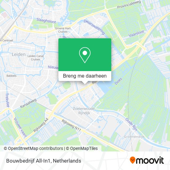 Bouwbedrijf All-In1 kaart