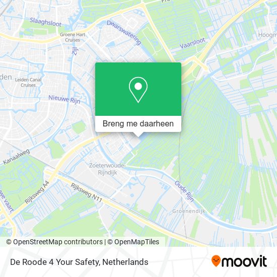 De Roode 4 Your Safety kaart