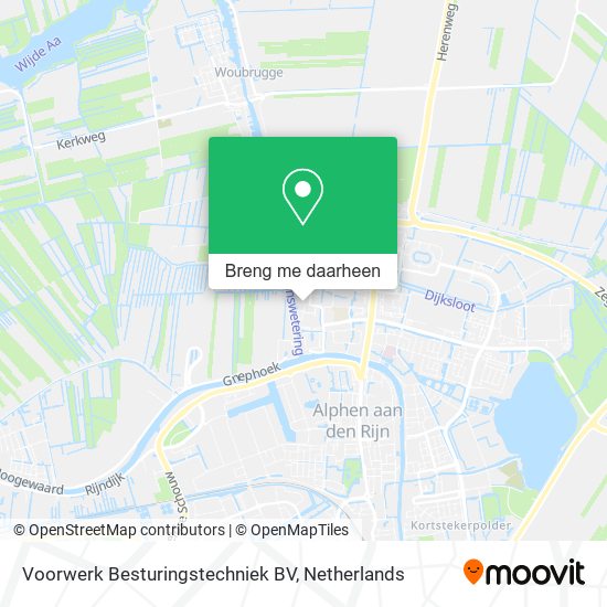 Voorwerk Besturingstechniek BV kaart